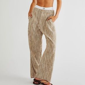 Free People Marta Yarn Dye Trousers